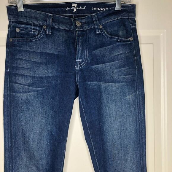 7 For All Mankind Roxanne Medium Wash Jeans - Picture 3 of 11